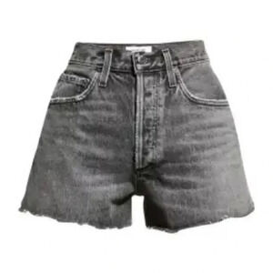 NWT Agolde Dee High Rise Short in Moxy Sz 32 Mom Shorts (Black) B1726